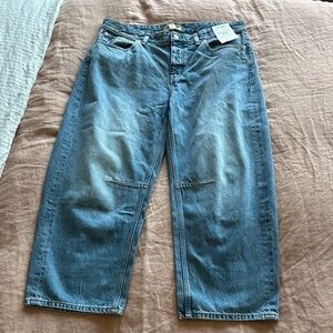 Madewell The Darted Barrel Jean size 29 petite short New
